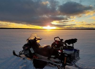 Snowmobiling in Indian River